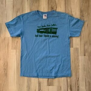 Vintage 1990s Trailer Park Trash tshirt velvet graphics‎ Large